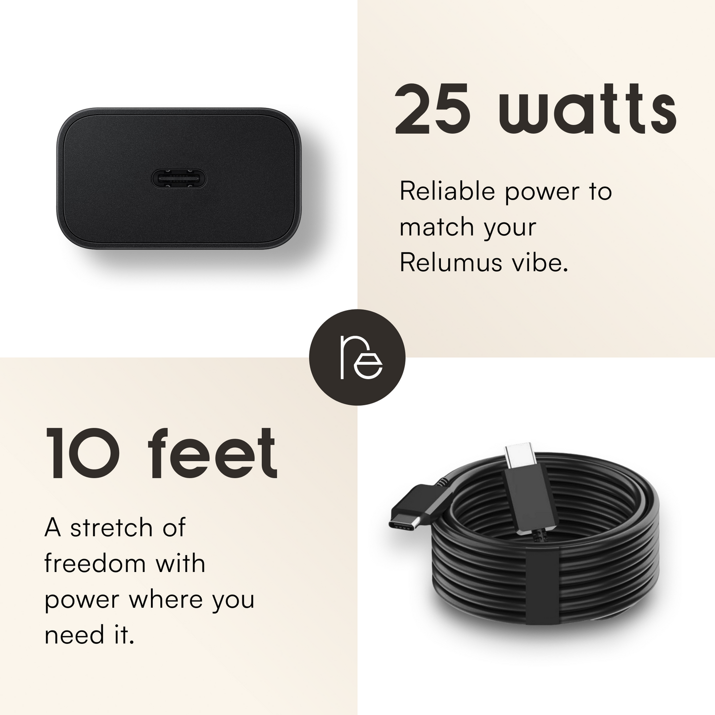 10Ft Extended Cable & Adapter